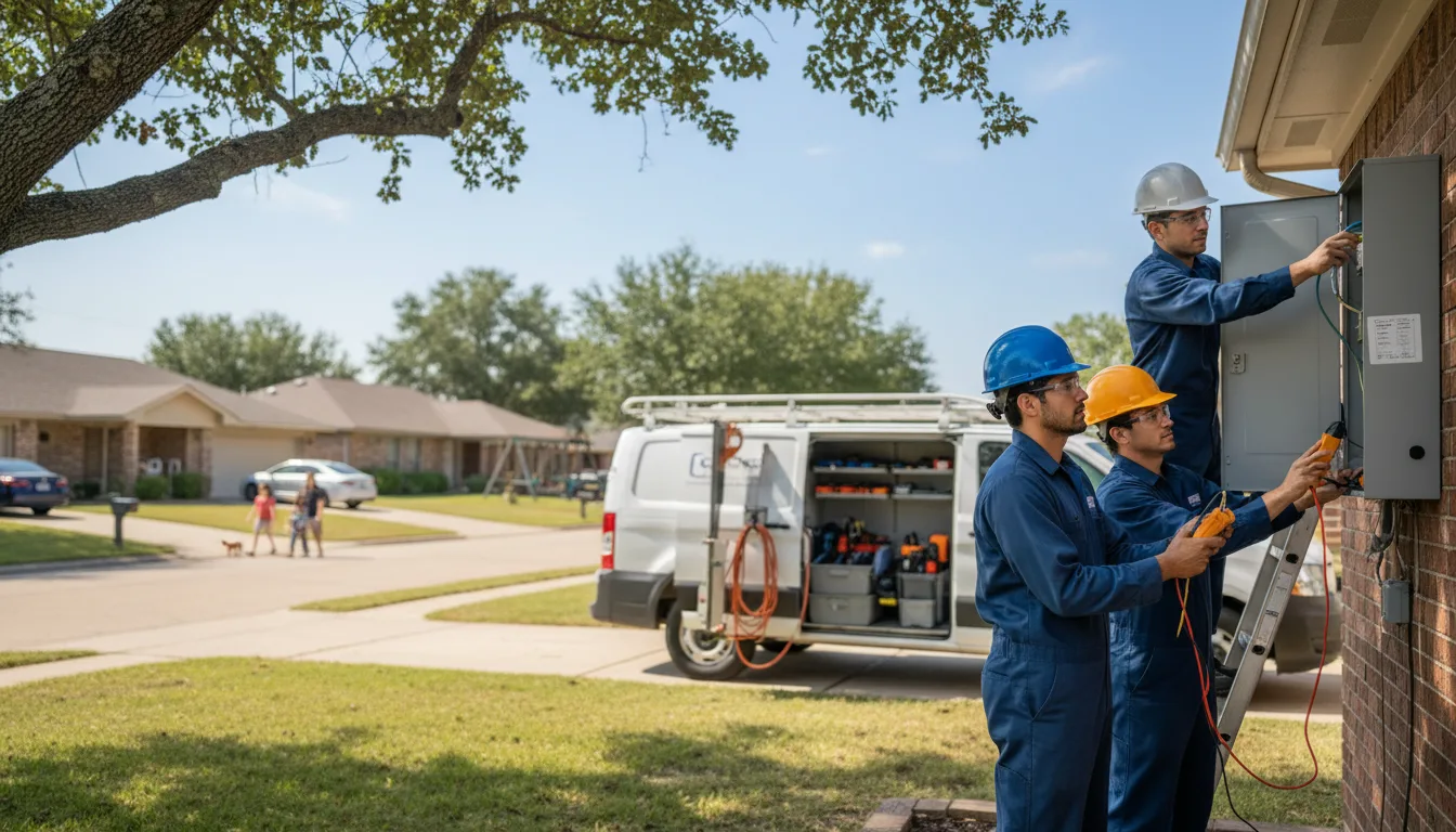 Certified electrician providing emergency electrical services in Ranger, GA